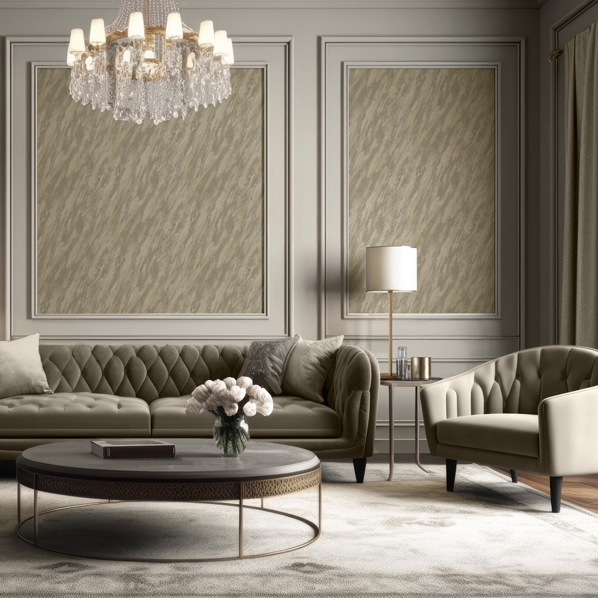 Designs Direct Glint Luxe Marble Wallpaper